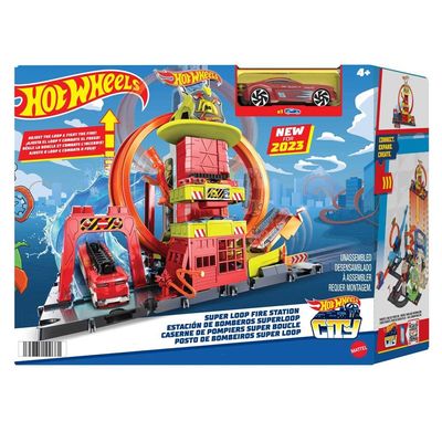 Hot Wheels Pista City  Quartel Bombeiros  Hkx41 - Mattel