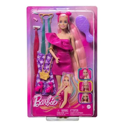 BARBIE FASHION BONECA TOTALLY HAIR NEON HKT95 - MATTEL