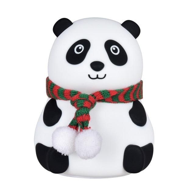 Luminária De Panda Com Led USB Silicone